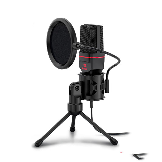 Compatible with Apple, Condenser Microphone With Tripod 3.5 Mm Audio Computer Studio