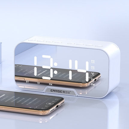 Alarm Clock Clock Wireless Bluetooth Speaker Mini Home Outdoor Card Subwoofer Computer Audio